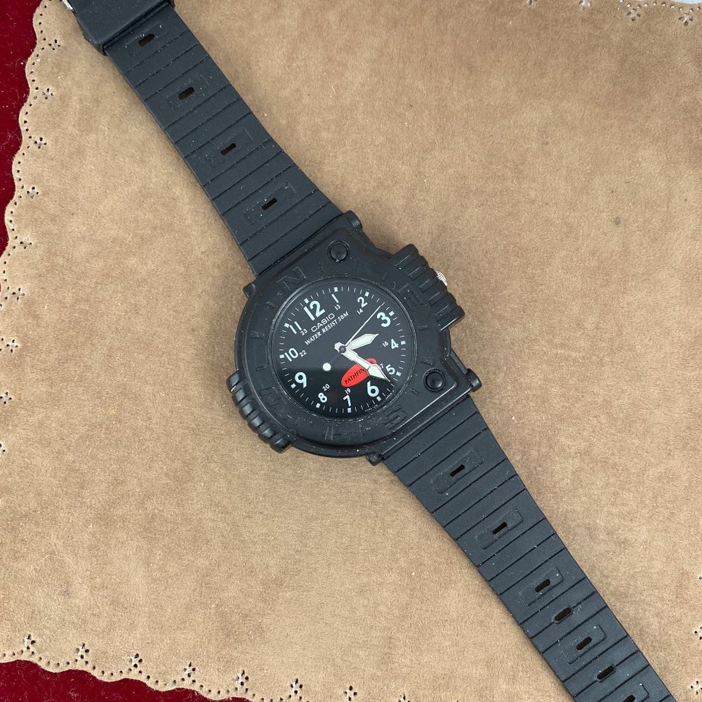 Vintage Rare Original Casio Pathfinder 706 MW-45 DM Watch Black 9 inch Strap - Picture 5 of 8